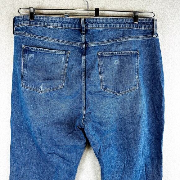 NEW ANA A New Approach Womans 22W Straight Jeans Blue Highest-Rise Vintage NWT - Picture 7 of 9